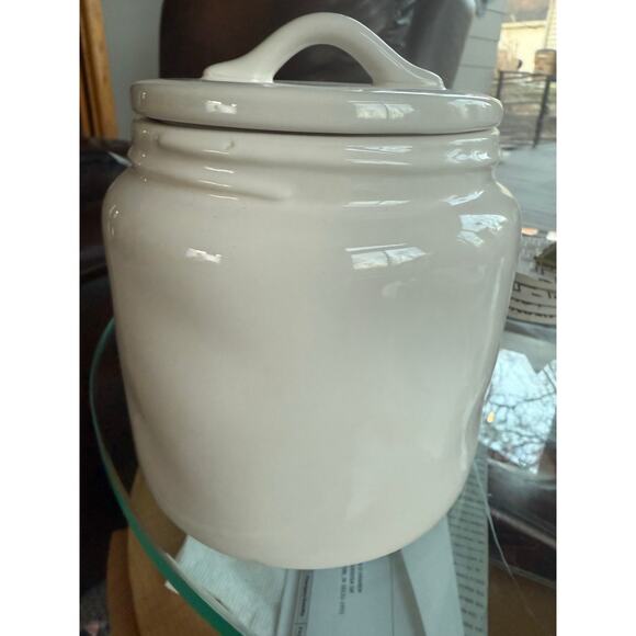 Rae Dunn WOOF dog treat jar - Picture 3 of 4